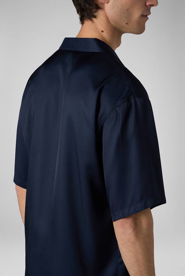 Pull Pal Zileri Camicia bowling blu navy Shopping Online