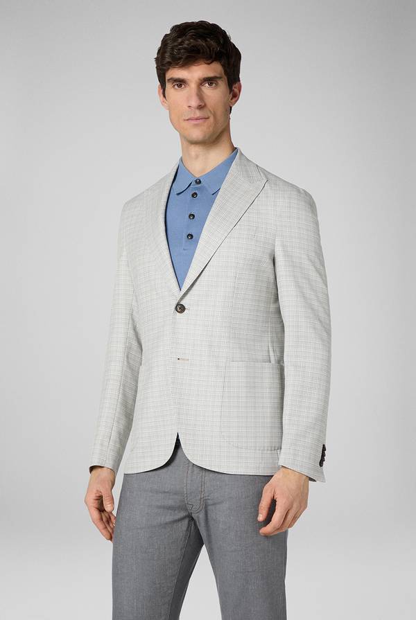Pull Pal Zileri Giacca Effortless con motivo micro check Affare Del Giorno