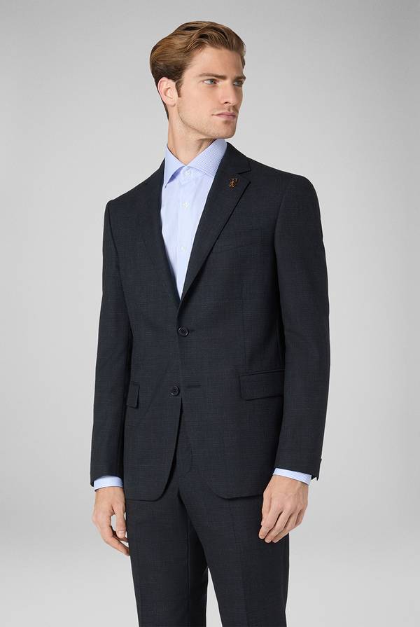 Pull Pal Zileri Abito Palladio in lana stretch con motivo Principe di Galles Prezzo Ridotto