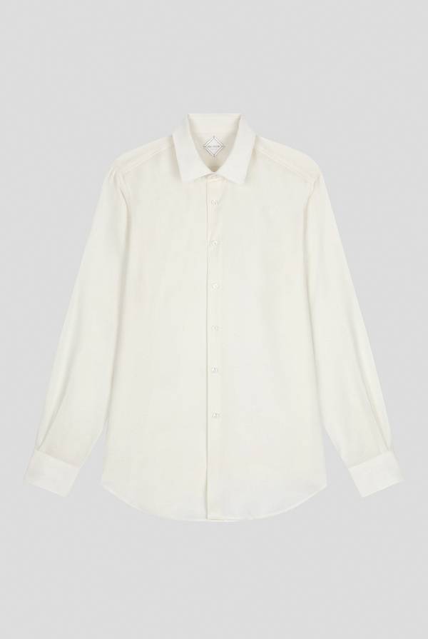 Pull Pal Zileri Camicia in cotone e cashmere Saldi Di Fabbrica