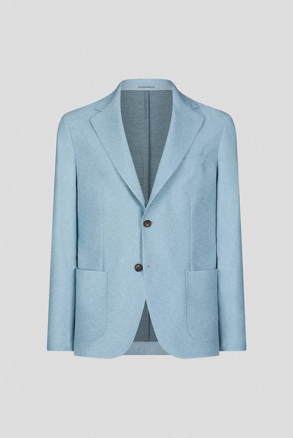 Pull Pal Zileri Giacca Effortless in jersey stampato Vendite Flash