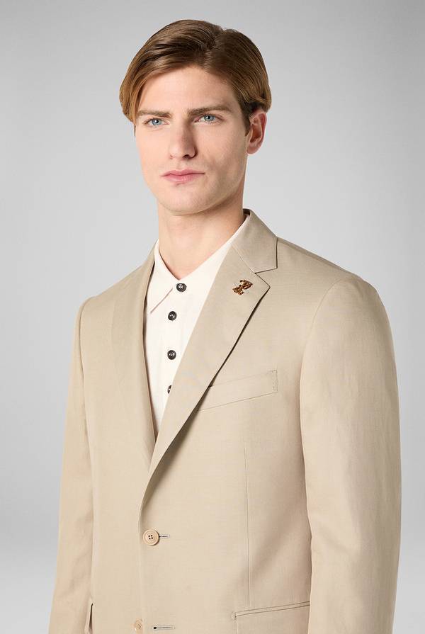 Pull Pal Zileri Abito Palladio in lino, tencel e cotone Saldi Di Fabbrica