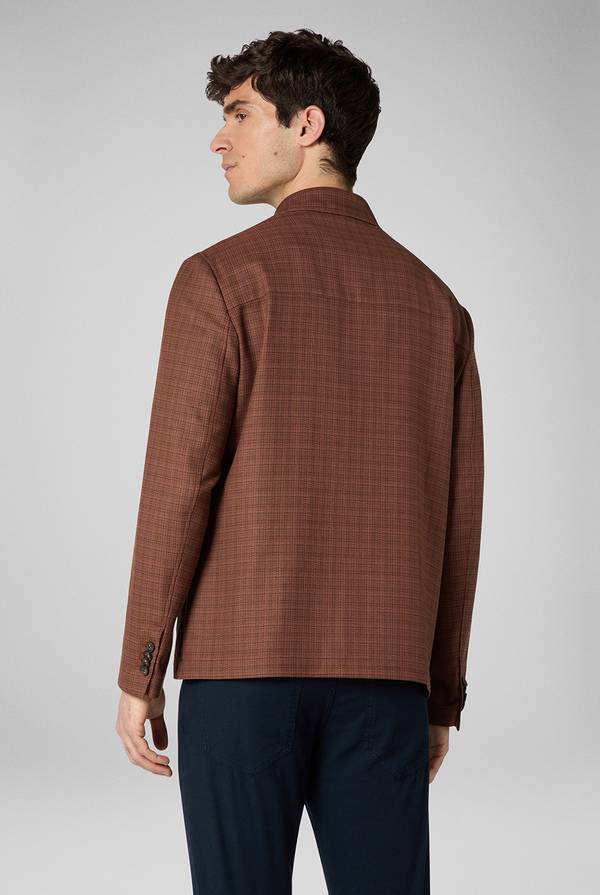Pull Pal Zileri Giacca camicia con motivo micro check Negozio
