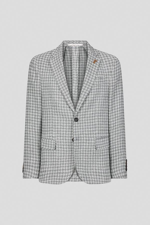 Pull Pal Zileri Giacca Brera in misto lino, cotone e viscosa Nuova
