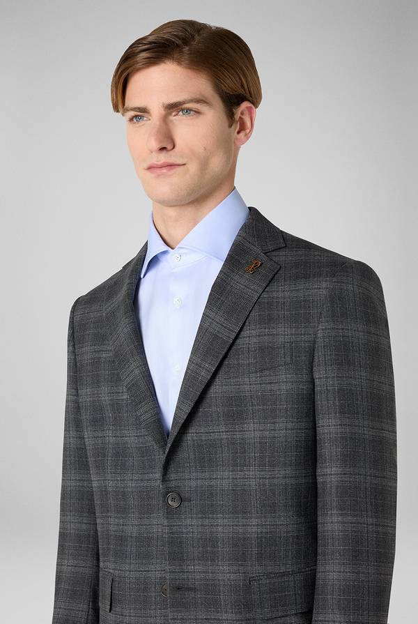 Pull Pal Zileri Abito Palladio in lana con motivo Principe di Galles Spedizione gratuita