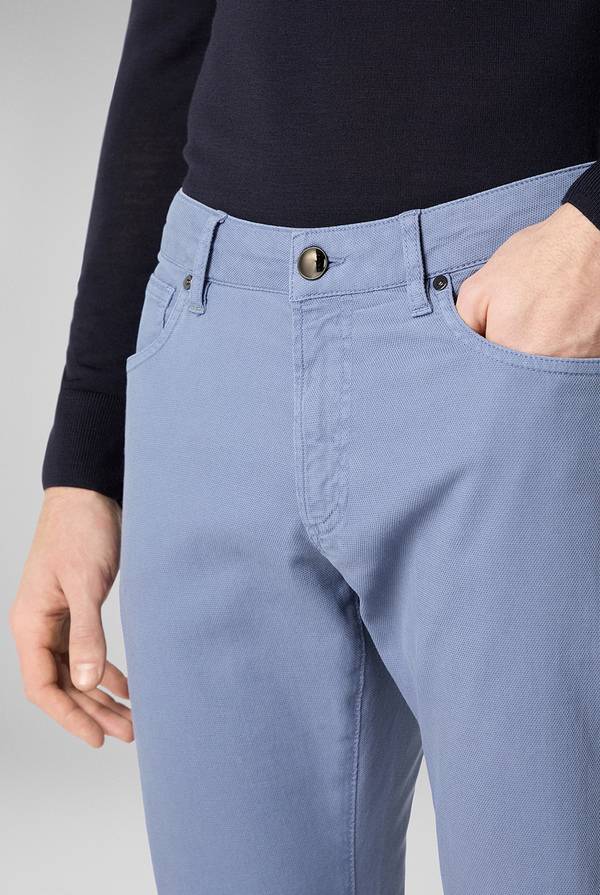 Pull Pal Zileri Pantalone 5 tasche in cotone stretch tinto in capo Negozio online di fabbrica