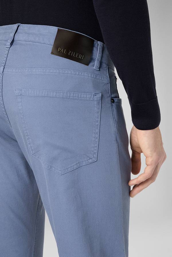 Pull Pal Zileri Pantalone 5 tasche in cotone stretch tinto in capo Negozio online di fabbrica