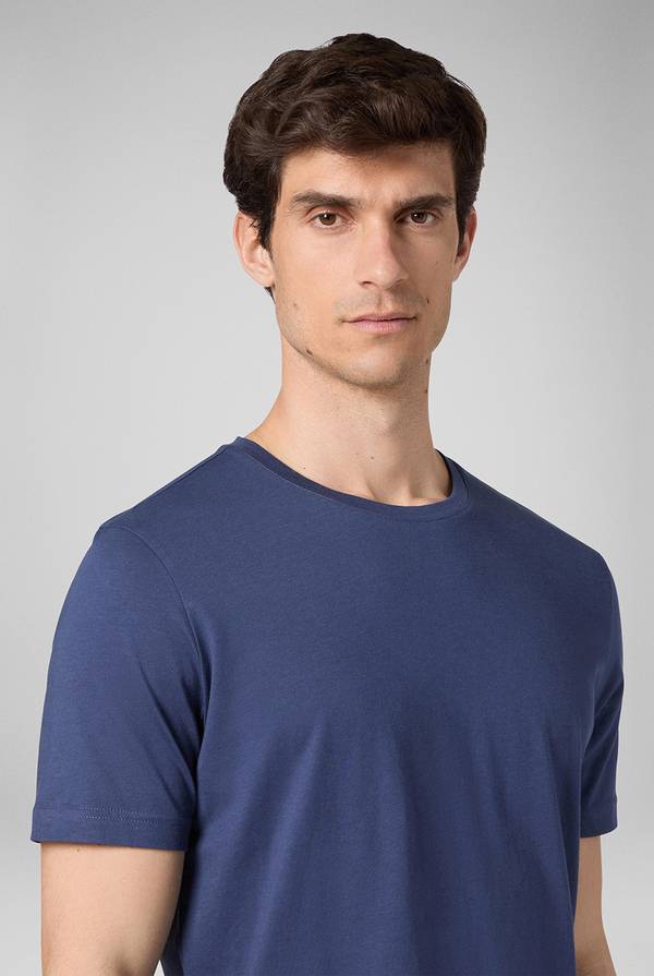 Pull Pal Zileri T-Shirt in cotone nel colore blu Online Outlet