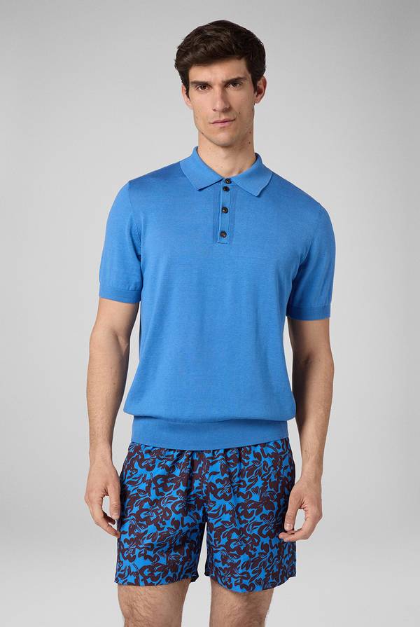 Pull Pal Zileri Polo in maglia di lana e seta Offerta temporanea
