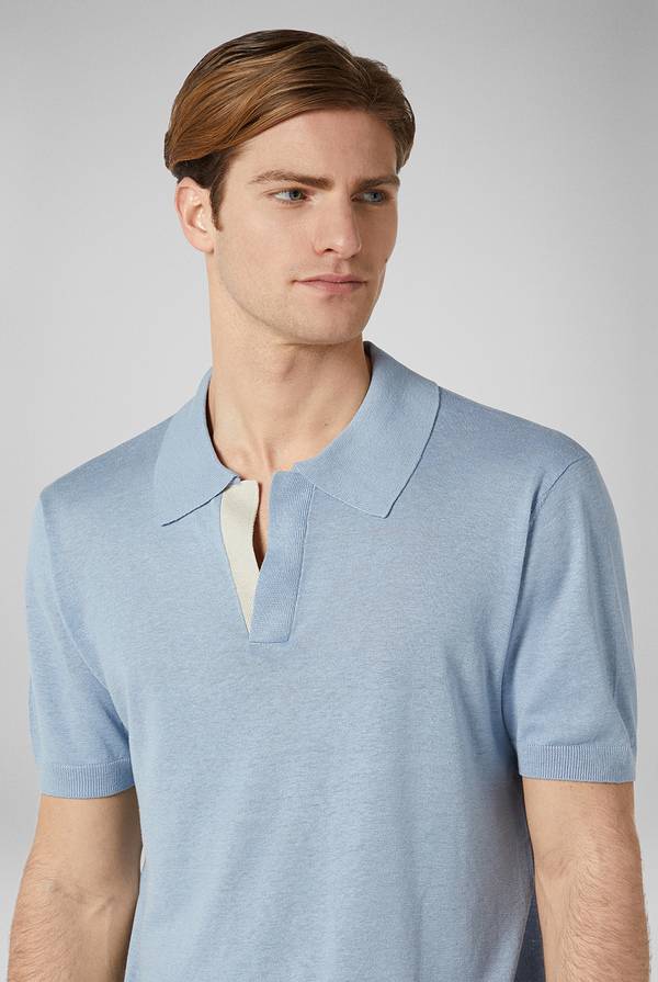 Pull Pal Zileri Polo in maglia di lino e seta Offerte esclusive