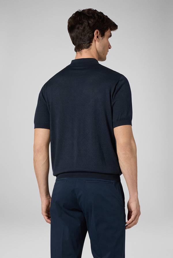 Pull Pal Zileri Polo jacquard con monogramma pz Lightning offer