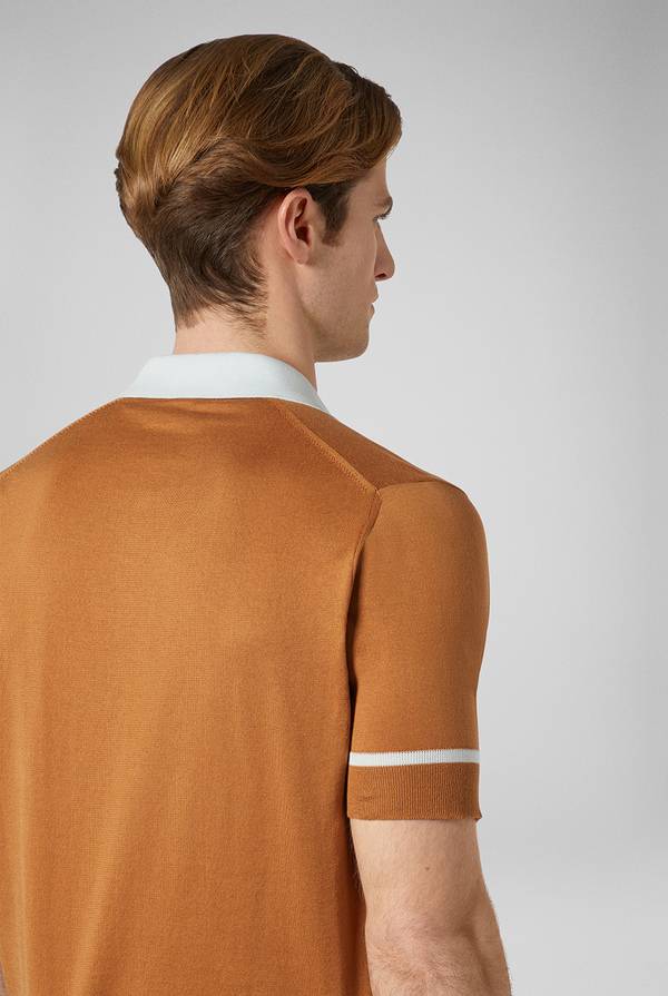 Pull Pal Zileri Polo in maglia con dettagli a contrasto Grandi sconti