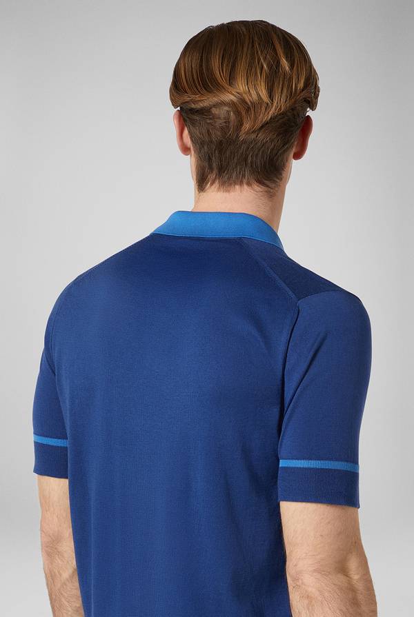 Pull Pal Zileri Polo in maglia con dettagli a contrasto Offerte speciali