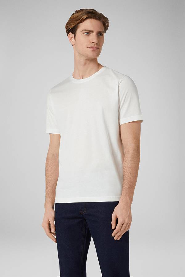 Pull Pal Zileri T-Shirt in cotone nel colore bianco Enormi risparmi