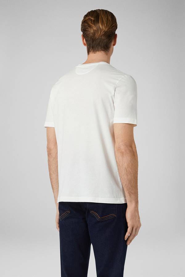 Pull Pal Zileri T-Shirt in cotone nel colore bianco Enormi risparmi