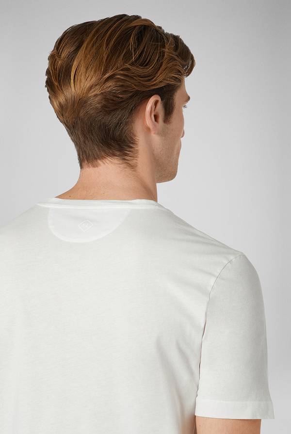 Pull Pal Zileri T-Shirt in cotone nel colore bianco Enormi risparmi