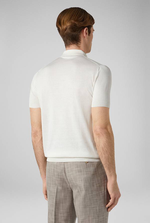 Pull Pal Zileri Polo in maglia di seta e cotone Promozione temporanea