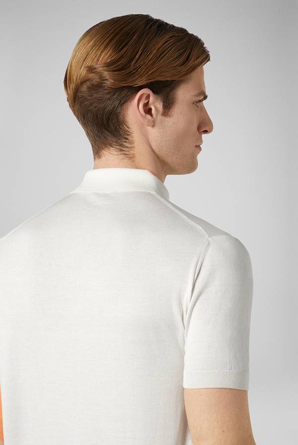Pull Pal Zileri Polo in maglia di seta e cotone Promozione temporanea