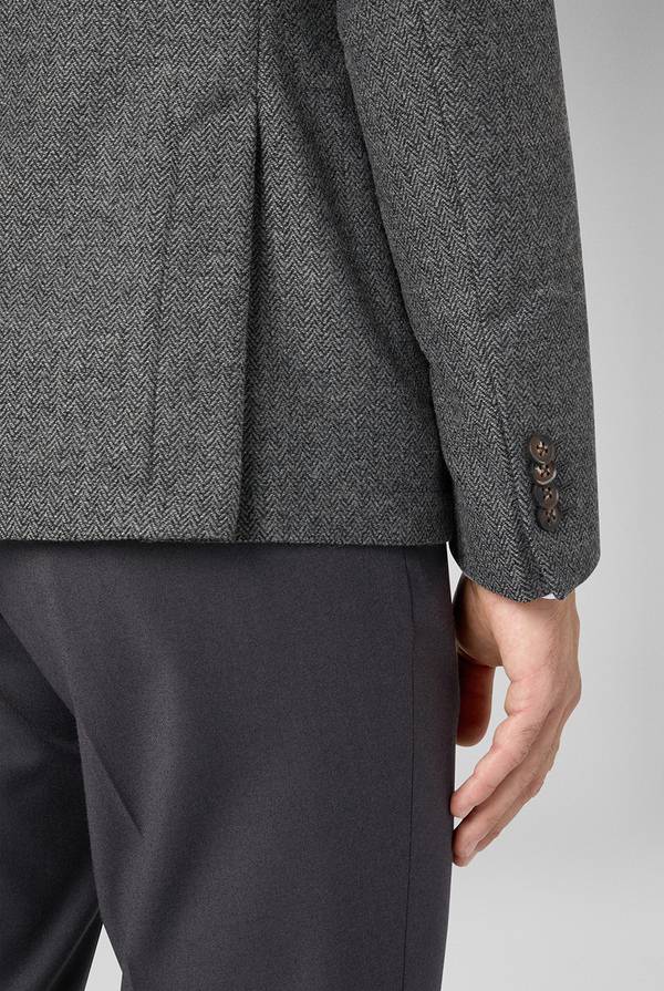 Pull Pal Zileri Giacca in lana tecnica con motivo spina di pesce 50% di sconto con spedizione gratuita