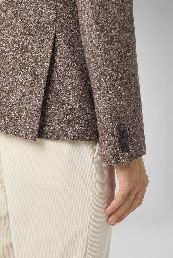 Pull Pal Zileri Giacca in lana tecnica con pettorina e cappuccio removibili Officina