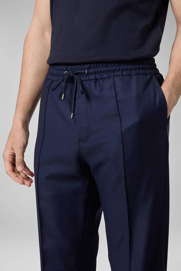 Pull Pal Zileri Drawstring in lana vergine anti-piega 2025