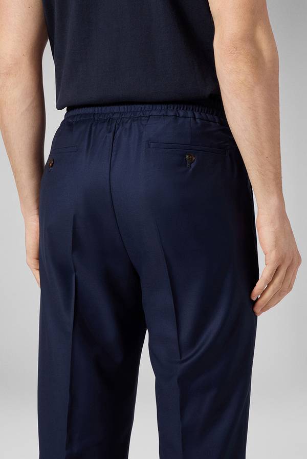 Pull Pal Zileri Drawstring in lana vergine anti-piega 2025