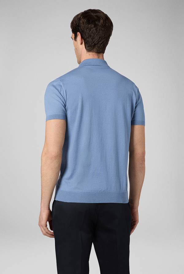 Pull Pal Zileri Polo in puro cotone a maniche corte In Linea