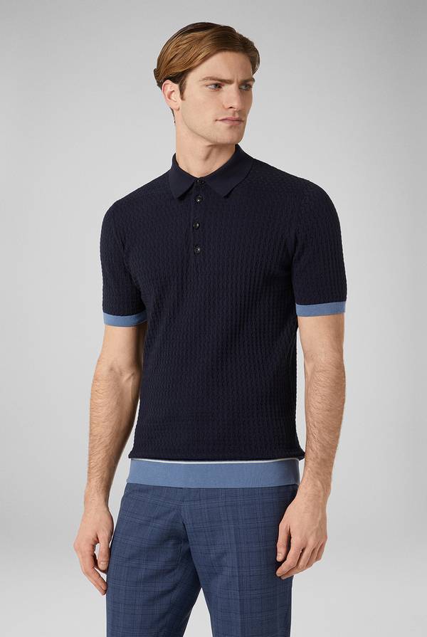 Pull Pal Zileri Polo con cuciture 3D Nuovo