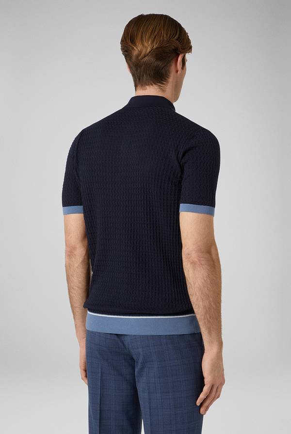 Pull Pal Zileri Polo con cuciture 3D Nuovo