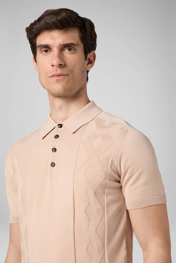 Pull Pal Zileri Polo in maglia con calati Qualità