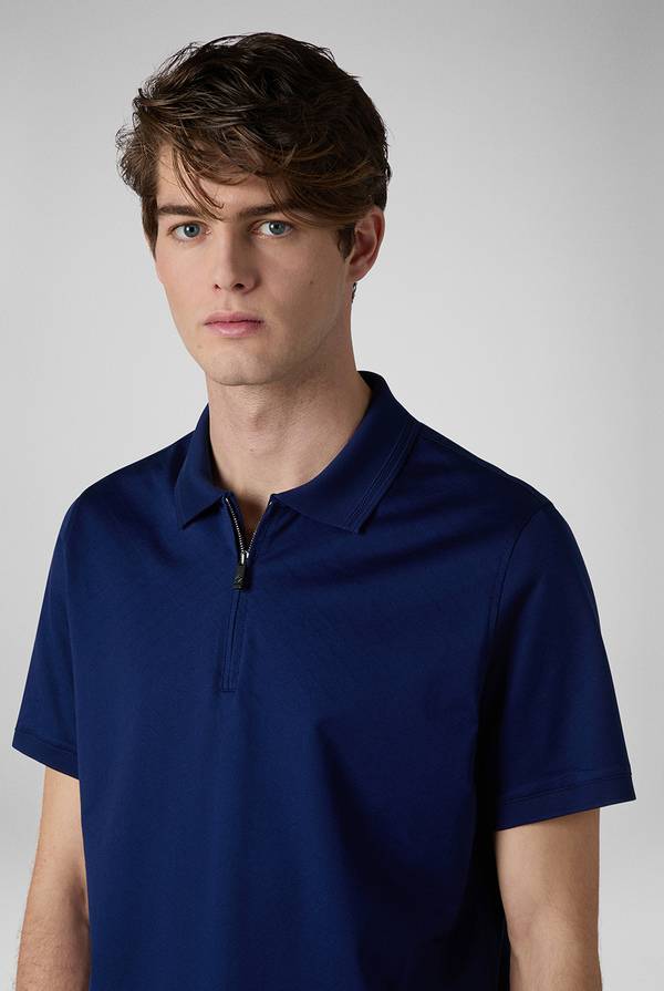Pull Pal Zileri Polo con monogramma allover Qualità Garantita