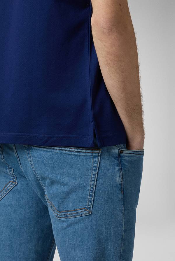 Pull Pal Zileri Polo con monogramma allover Qualità Garantita