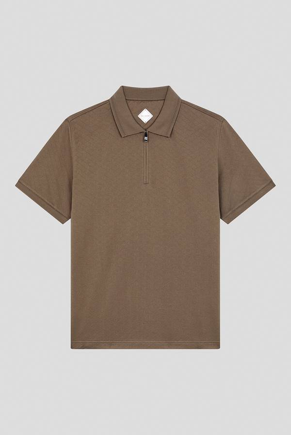 Pull Pal Zileri Polo con monogramma allover Negozi Online