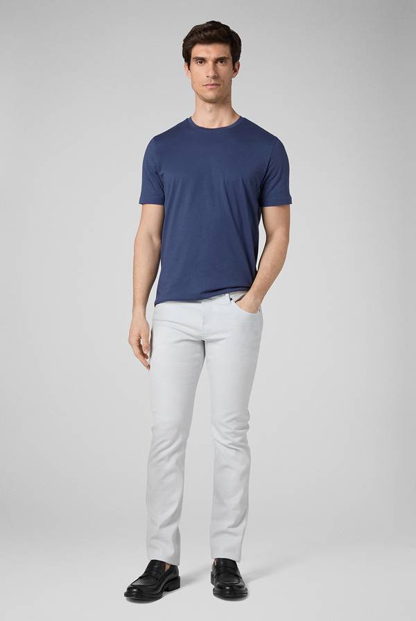 Pull Pal Zileri T-Shirt in cotone nel colore blu navy Promozione Limitata