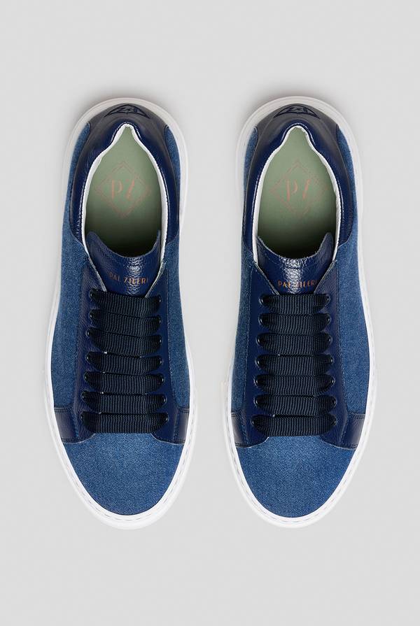 Pull Pal Zileri Sneakers in Denim Presa