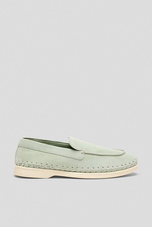 Pull Pal Zileri Mocassino con suola in gomma cucita a mano Online