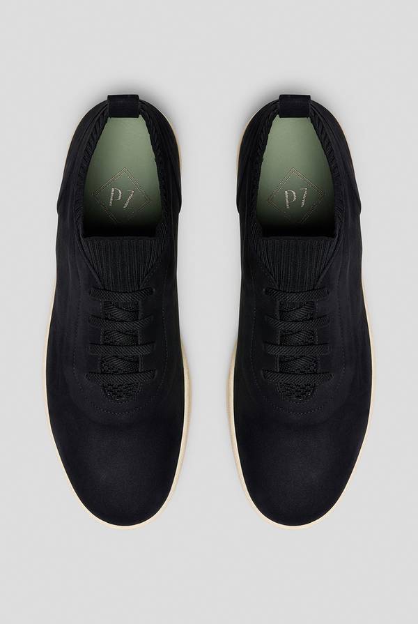 Pull Pal Zileri Sneakers in pelle calzata a calzino Hotsell