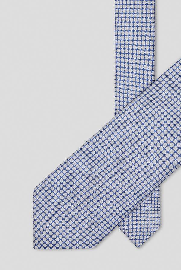 Pull Pal Zileri Cravatta con micro lavorazione jacquard nei toni dell'azzurro Negozio