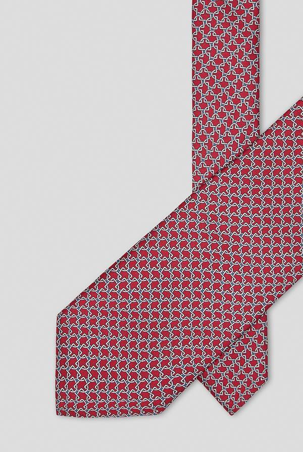 Pull Pal Zileri Cravatta in pura seta stampata con motivo geometrico Online Outlet
