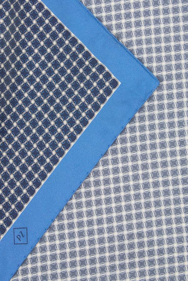 Pull Pal Zileri Pochette in seta stampata con piping a contrasto Lightning offer