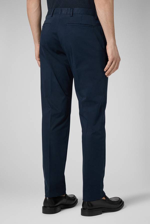 Pull Pal Zileri Chino in cotone stretch tinto in capo Fino al 50% di sconto