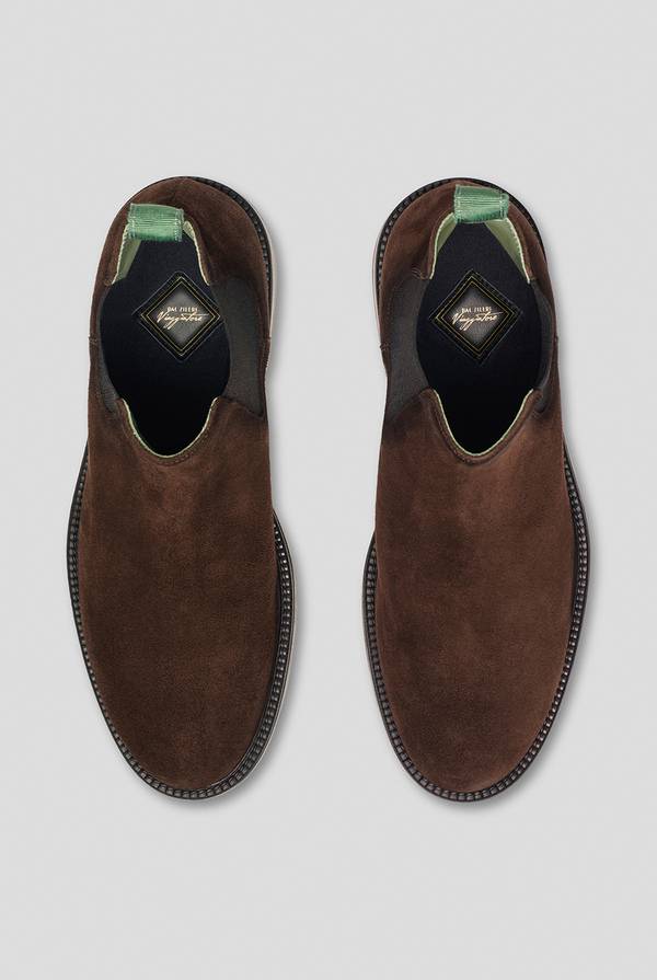 Pull Pal Zileri Chelsea boots in camoscio Enormi sconti