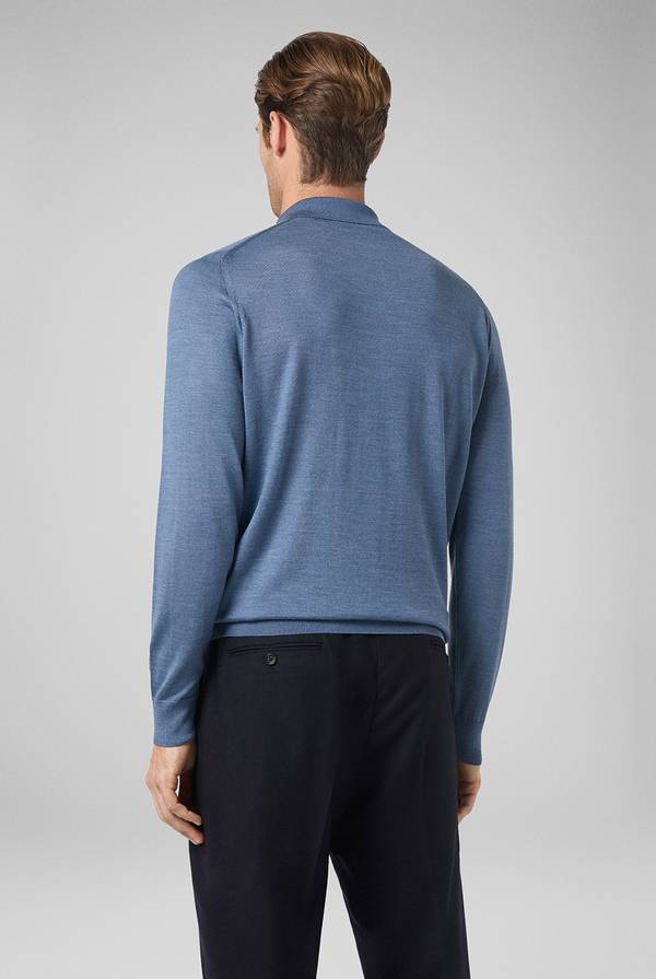 Pull Pal Zileri Polo in lana e seta 50% di sconto per tempo limitato