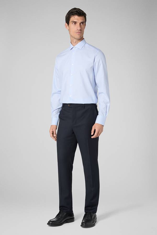 Pull Pal Zileri Camicia micro jacquard con collo Torino Sconti questo mese