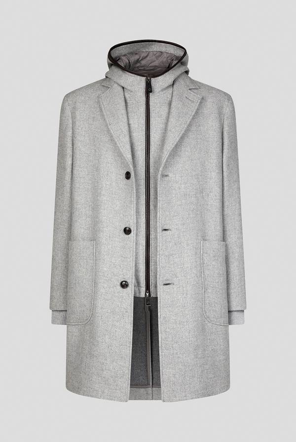 Pull Pal Zileri Car coat reversibile con dettagli in pelle Vendita