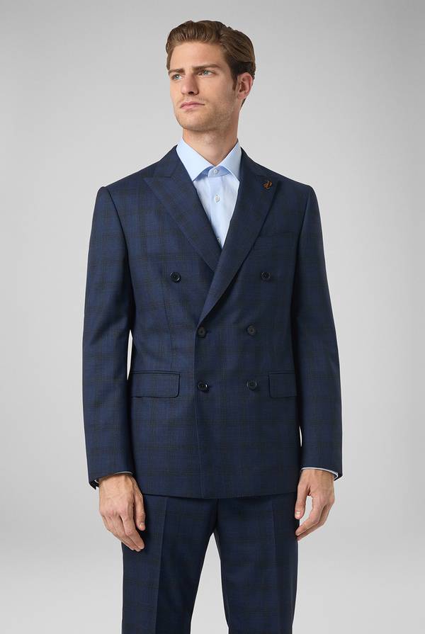 Pull Pal Zileri Abito Vicenza in pura lana con motivo Principe di Galles Shopping Online