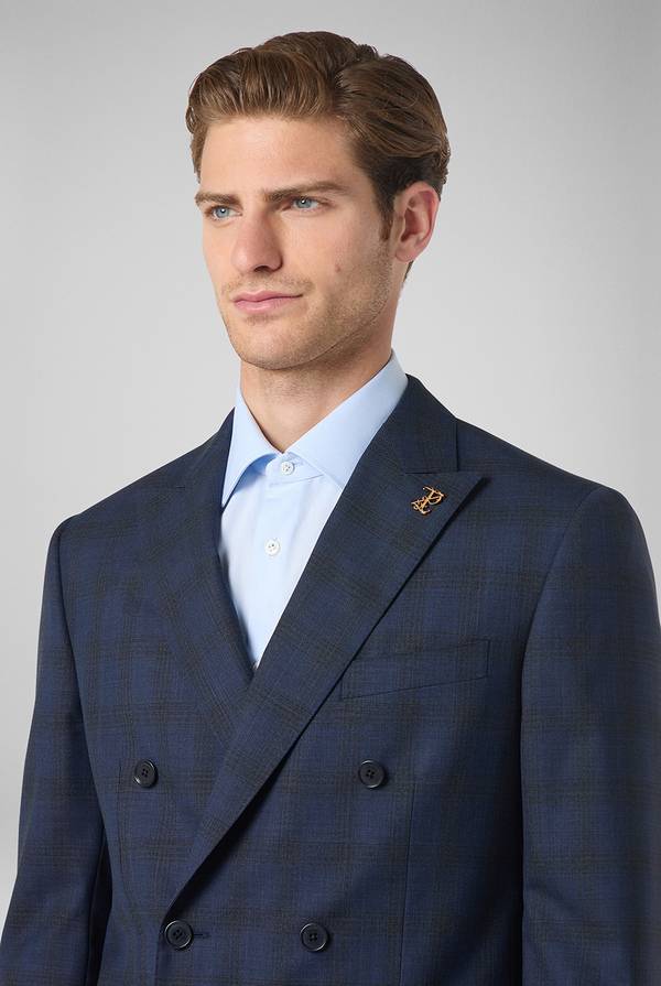 Pull Pal Zileri Abito Vicenza in pura lana con motivo Principe di Galles Shopping Online