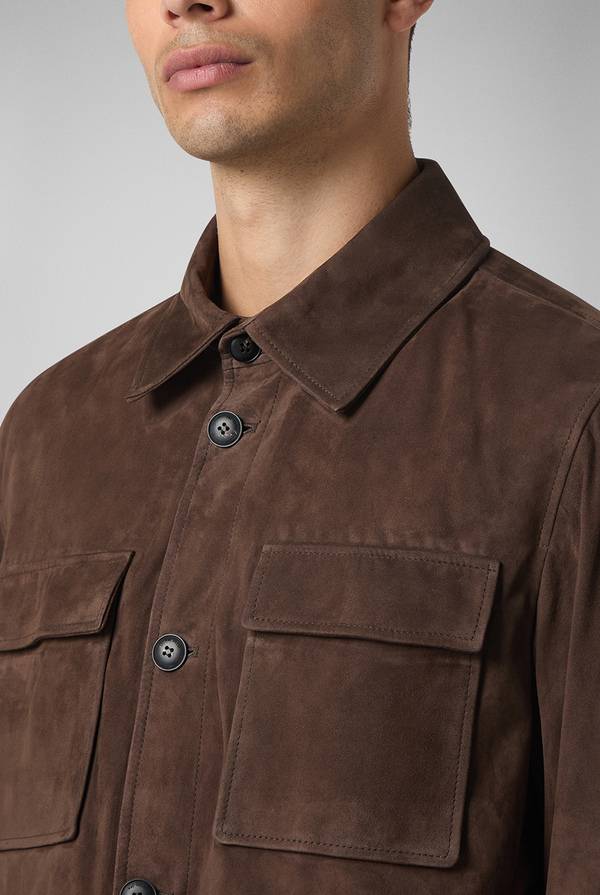 Pull Pal Zileri Field Jacket in camoscio Prezzo Ridotto