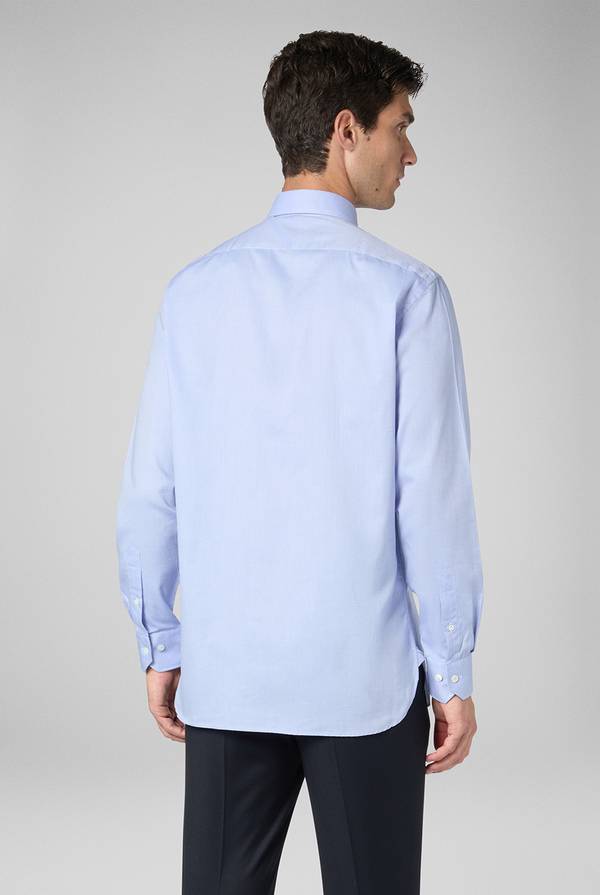 Pull Pal Zileri Camicia micro jacquard con collo Milano Vendita Calda
