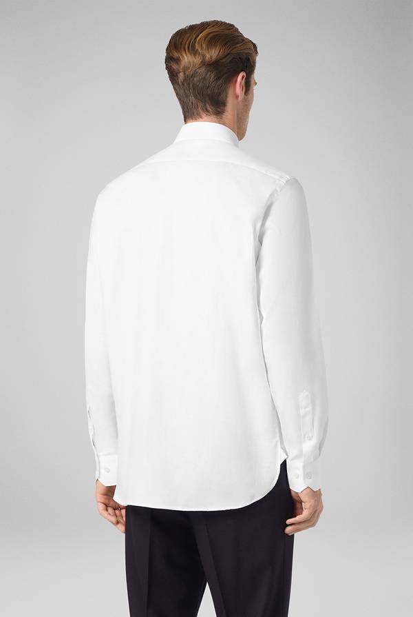 Pull Pal Zileri Camicia micro jacquard con collo Milano Vendita Economica